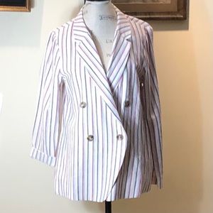Anthropologie Dolan Cotton/Linen Blend Jacket Sz M